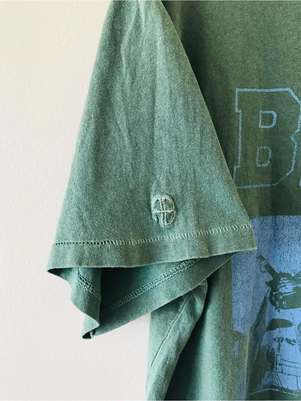 Anine Bing Ashton Bing Live Tee Shirt in Green - Picture 14 of 16